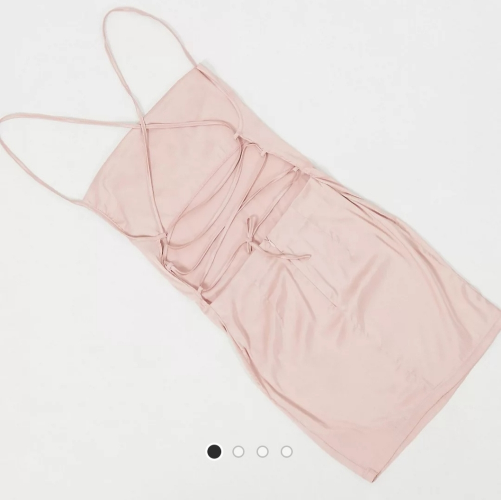 Satin Slip Mini Dress